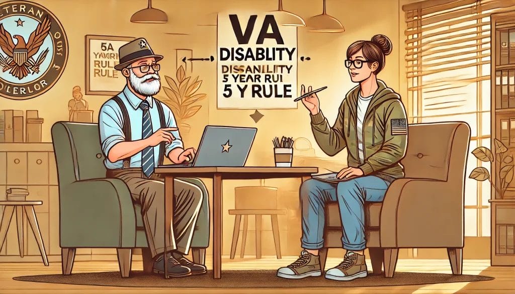 Five year rule for VA Disability