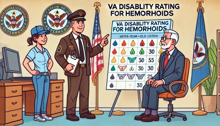 VA Disability for Hemorrhoids Secondary to IBS