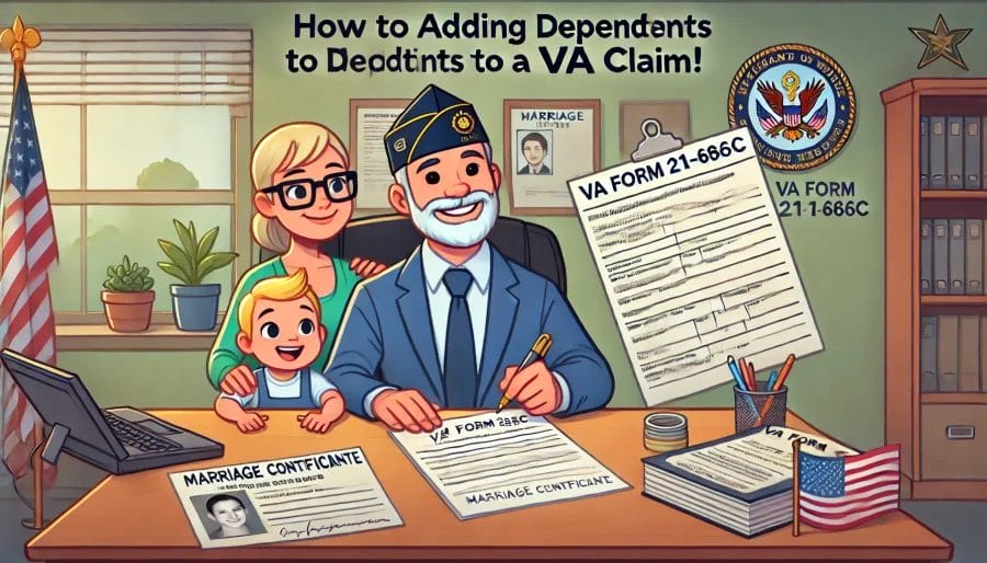 How to Add a Dependent to Your VA Disability Benefits