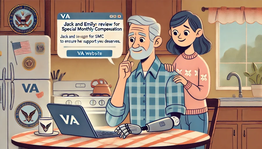 VA Special Monthly Compensation (SMC) with a veteran and his wife