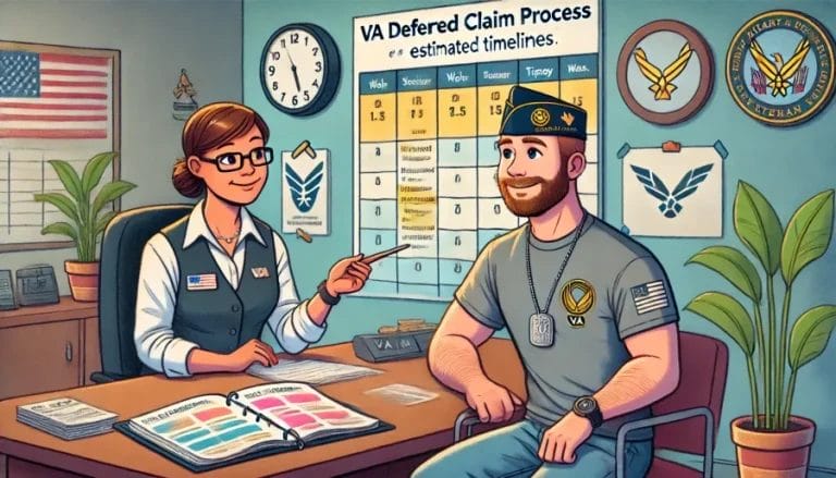 a VSO telling a veteran How Long Does a Deferred VA Claim Take?